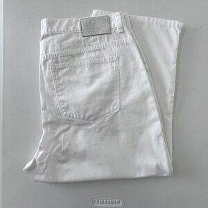 Lauren Jeans Co. Ralph Lauren White Classic Midcalf Pants size 14